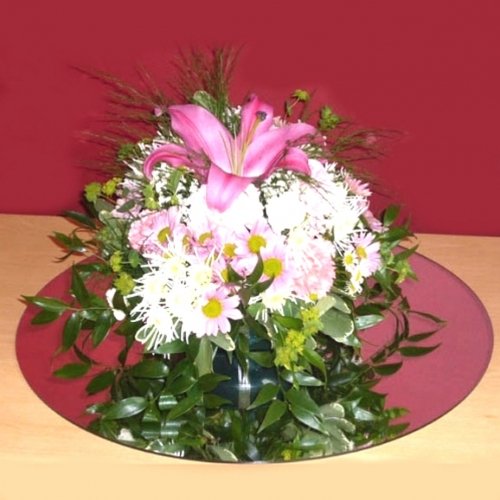 Round Mirror Display Plates - Set of 5, 30cm Diameter - Perfect for Home Decor, Wedding Centerpieces & Retail Displays