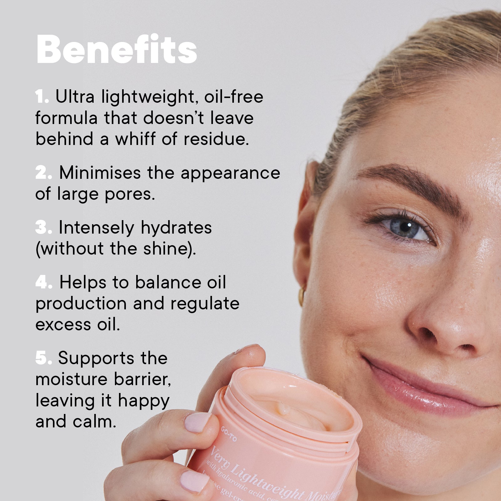 Best Ultra Lightweight Moisturizer for Face - Hydrating & Non-Greasy Daily Moisturizing Cream for All Skin Types | Perfect for Day & Night Use, Travel & On-the-Go Skincare
