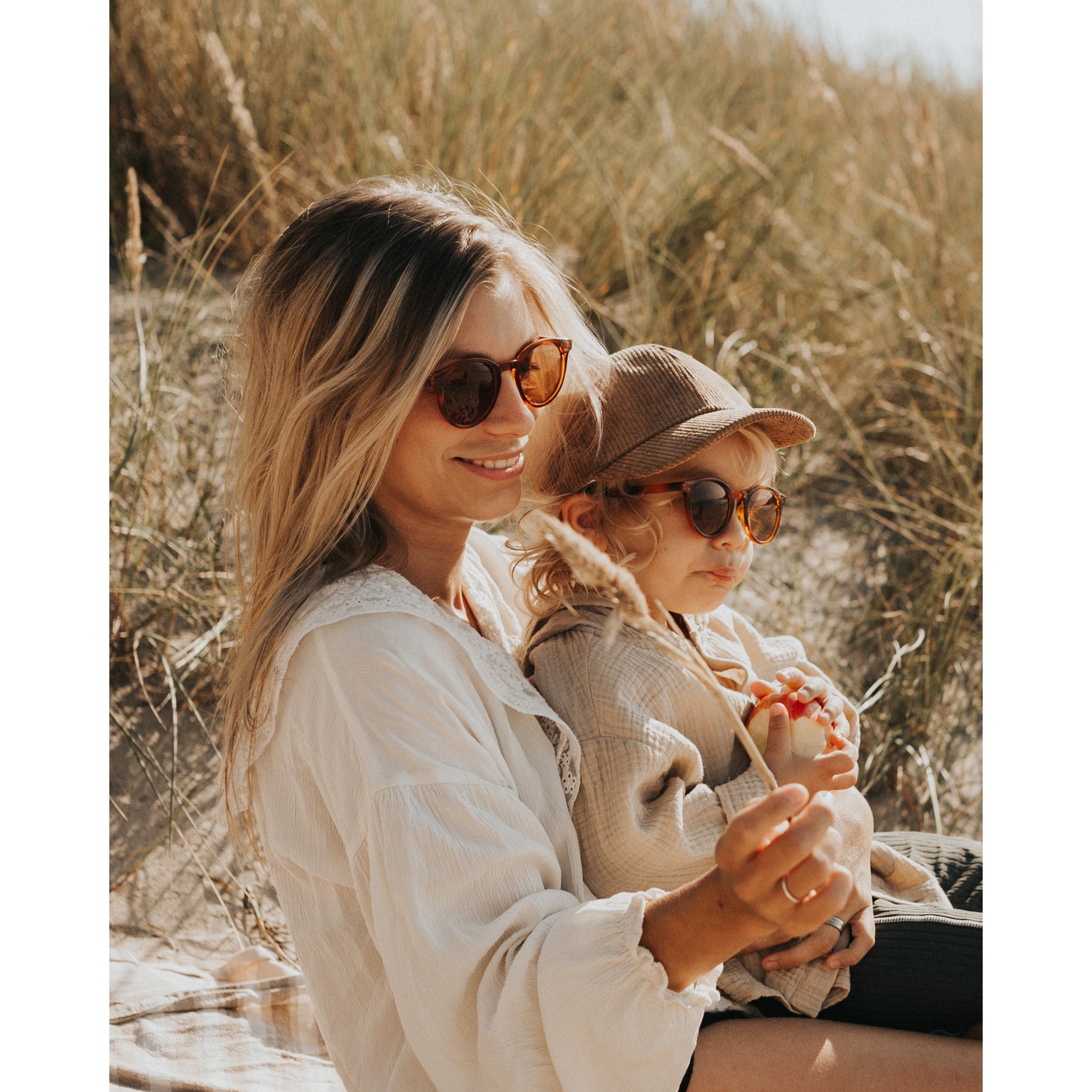 BabyMocs Adult Sunglasses - Classic Aviator Style with Amber Lenses for UV Protection | Perfect for Driving, Beach & Outdoor Activities