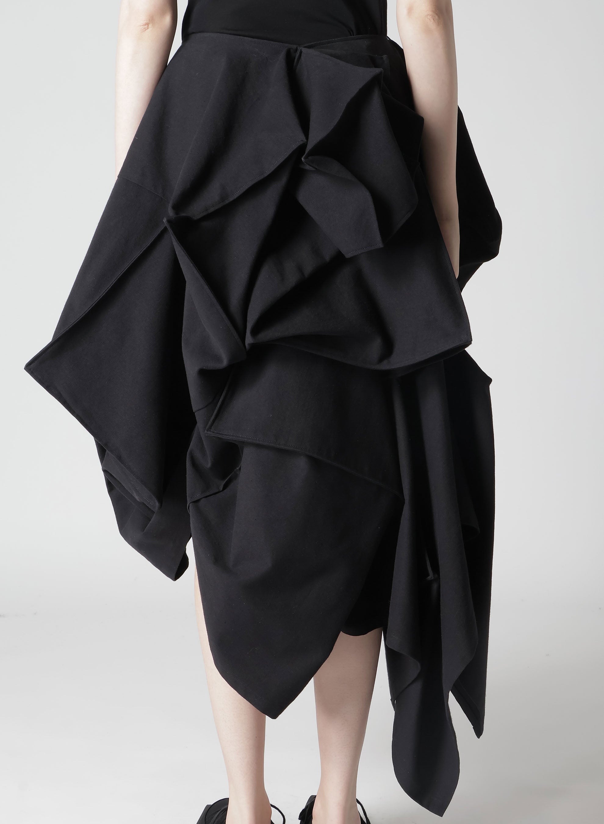Premium Hemp Twill Skirt with Backside Uniform Design & L Box Detail - Eco-Friendly Women's Fashion for Casual Wear, Office & Summer Outfits