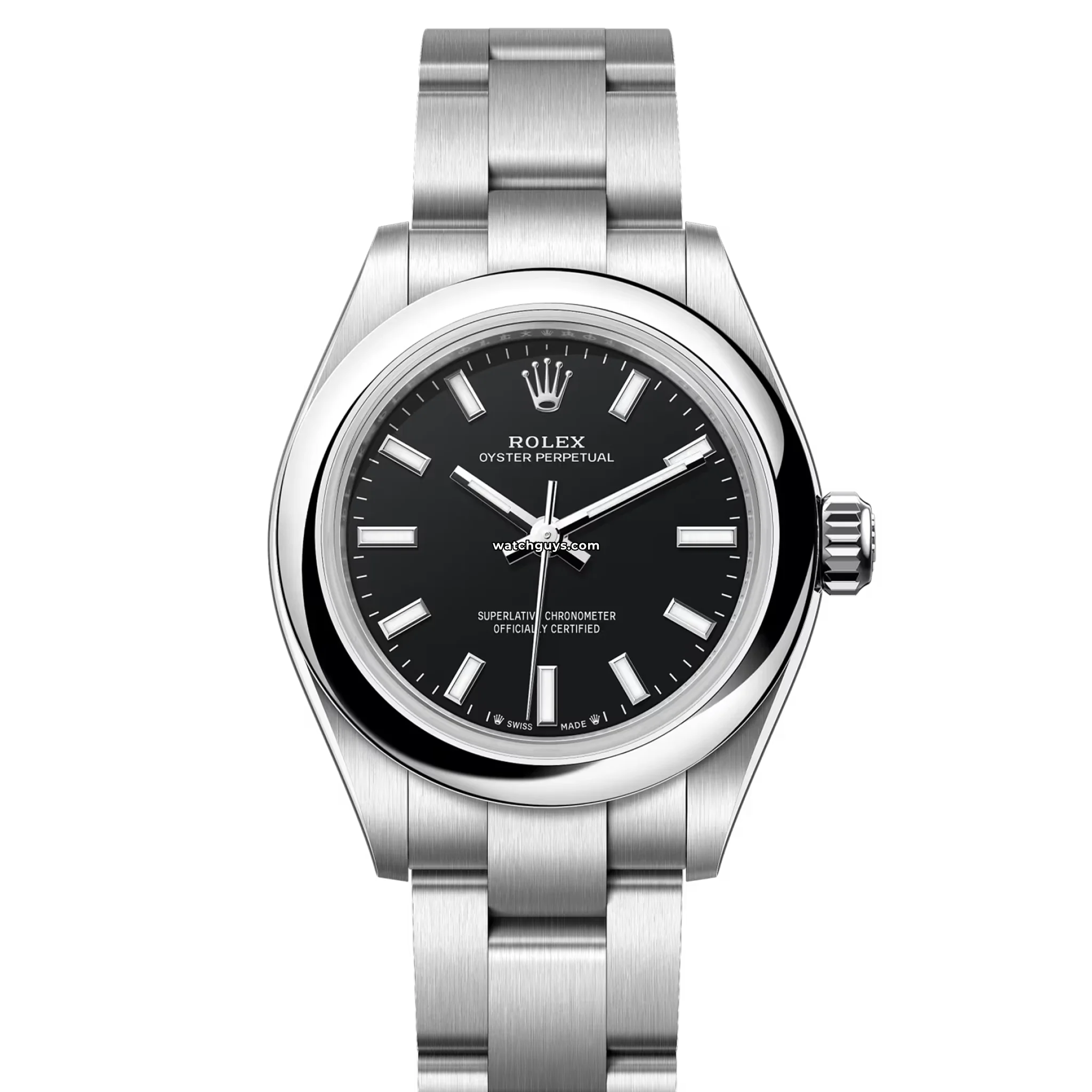 Rolex Oyster Perpetual 276200 Black Dial Stainless Steel Watch - Luxury Timepiece for Men & Women | Perfect for Business, Formal Events & Everyday Wear