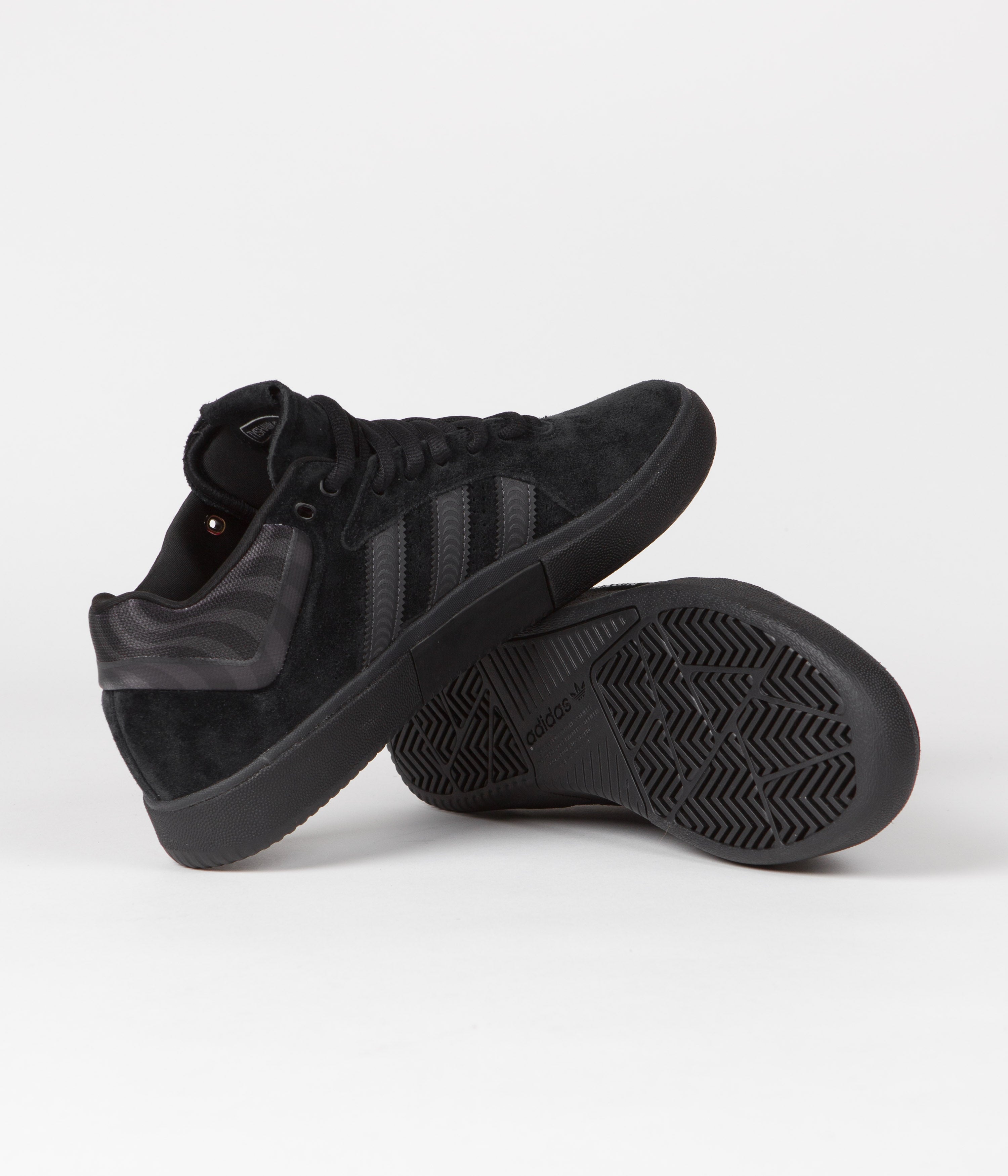 Adidas x Spitfire Tyshawn Shoes - Core Black / Grey Five / Silver Metallic | Skateboarding Sneakers for Men | Perfect for Streetwear & Urban Fashion