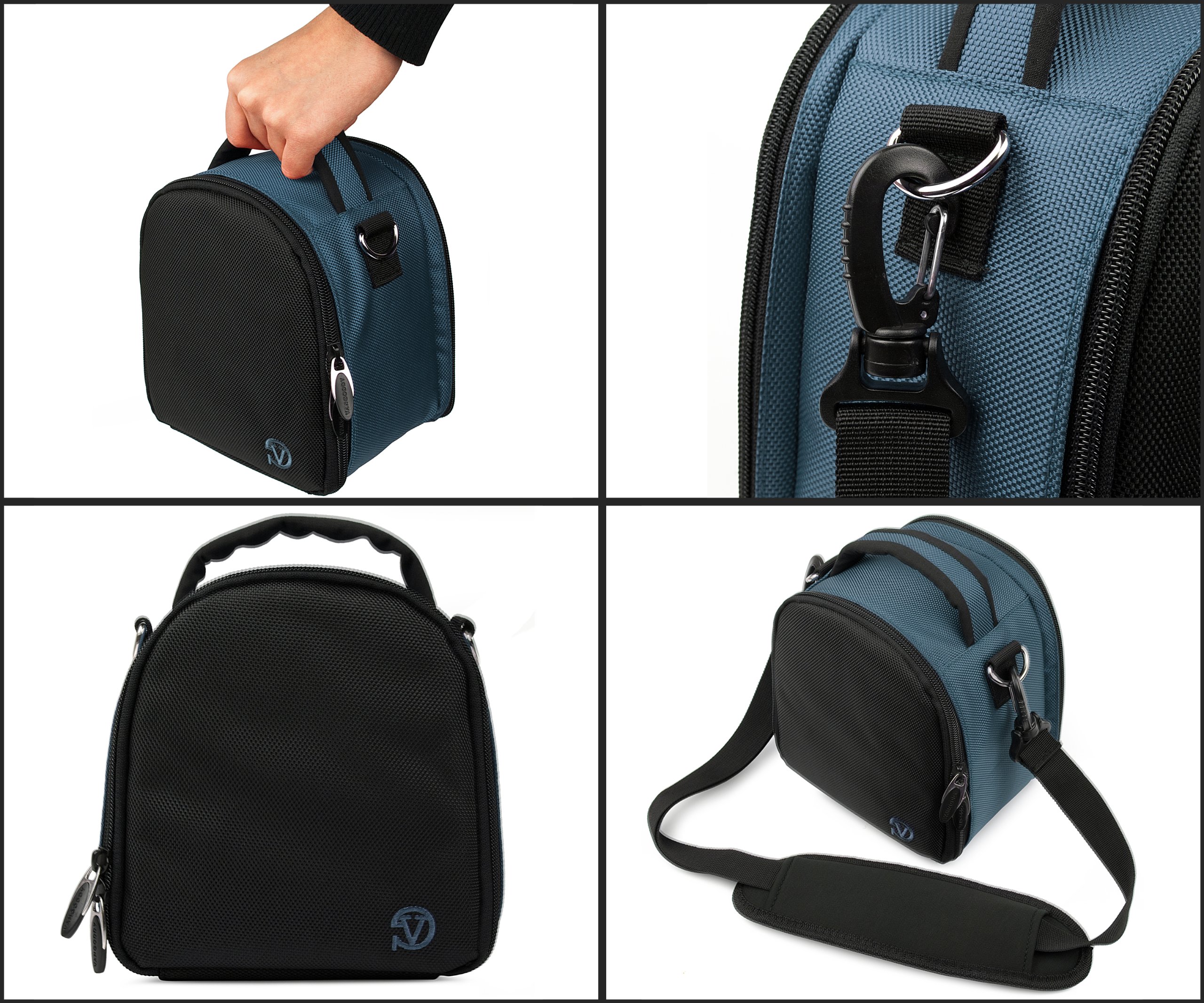 Premium DSLR Camera Bag Case for Panasonic LUMIX DMC FZ150/FZ200/FZ48/FZ62/FZ72 - Waterproof Travel Camera Bag with Screen Protector & Mini Tripod - Perfect for Outdoor Photography, Hiking & Travel Adventures