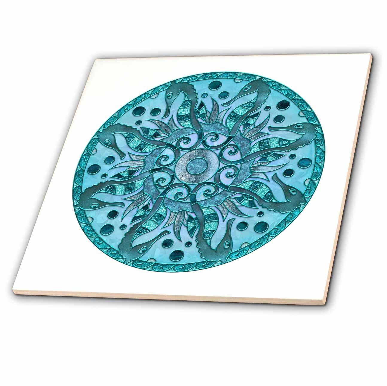 3D Rose Ceramic Tile 4
