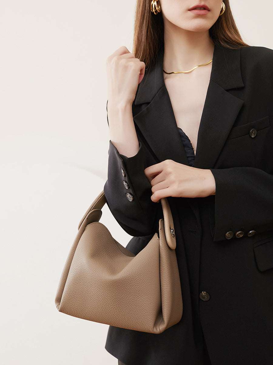 Stylish & Durable Carryall Bags for Women - Large Tote Handbags with Pockets - Perfect for Work, Travel & Shopping (Black, Beige, Navy)