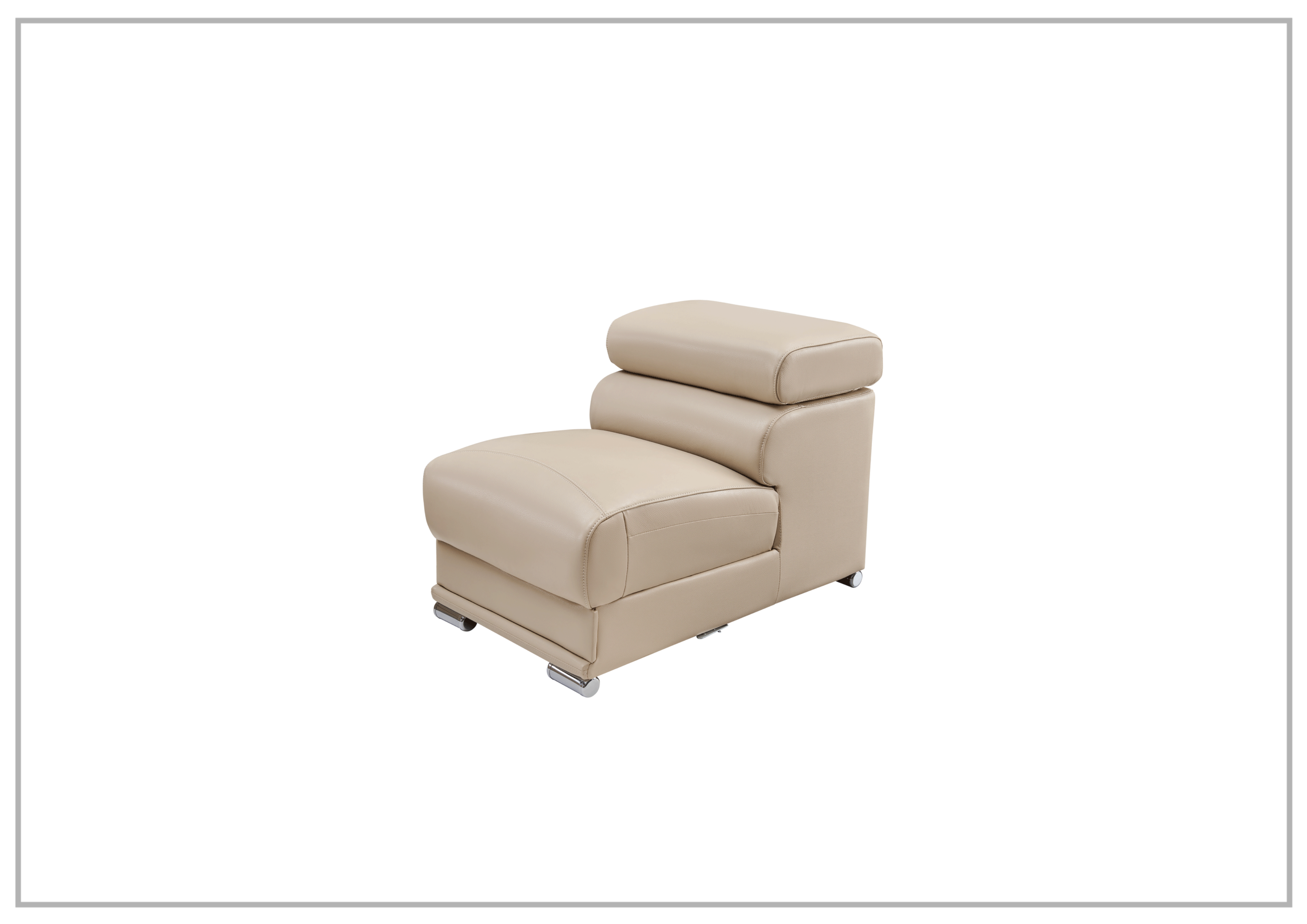 Gio Italia Baxton L-Shaped Leather Sectional Sofa - Modern Corner Couch for Living Room, Home Theater & Office Lounge