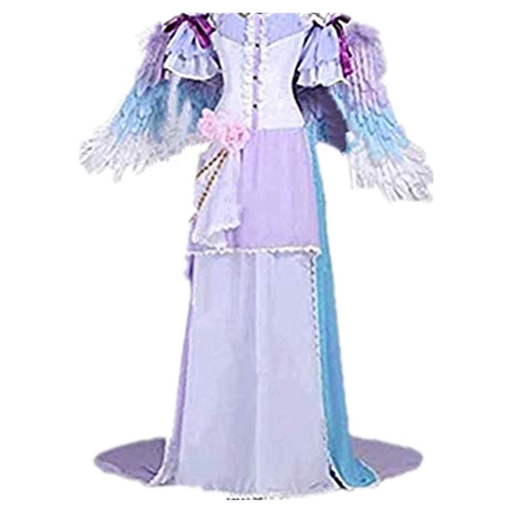 Love Live!! Tojo Nozomi Halloween Cosplay Costume - White Angel Dress for Valentine's Day Party | Anime Convention Outfit & Themed Event Cosplay (Female Size M)