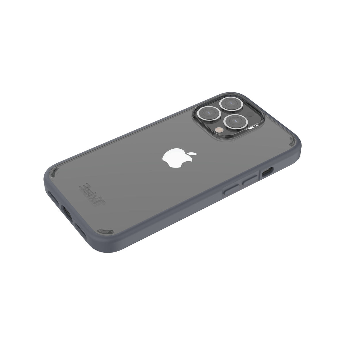 3sixT BioFlex iPhone 13 Pro Max Shockproof Case - Clear/Grey Bumper Cover | Ultra Protection for Drops & Scratches | Perfect for Outdoor, Work & Daily Use