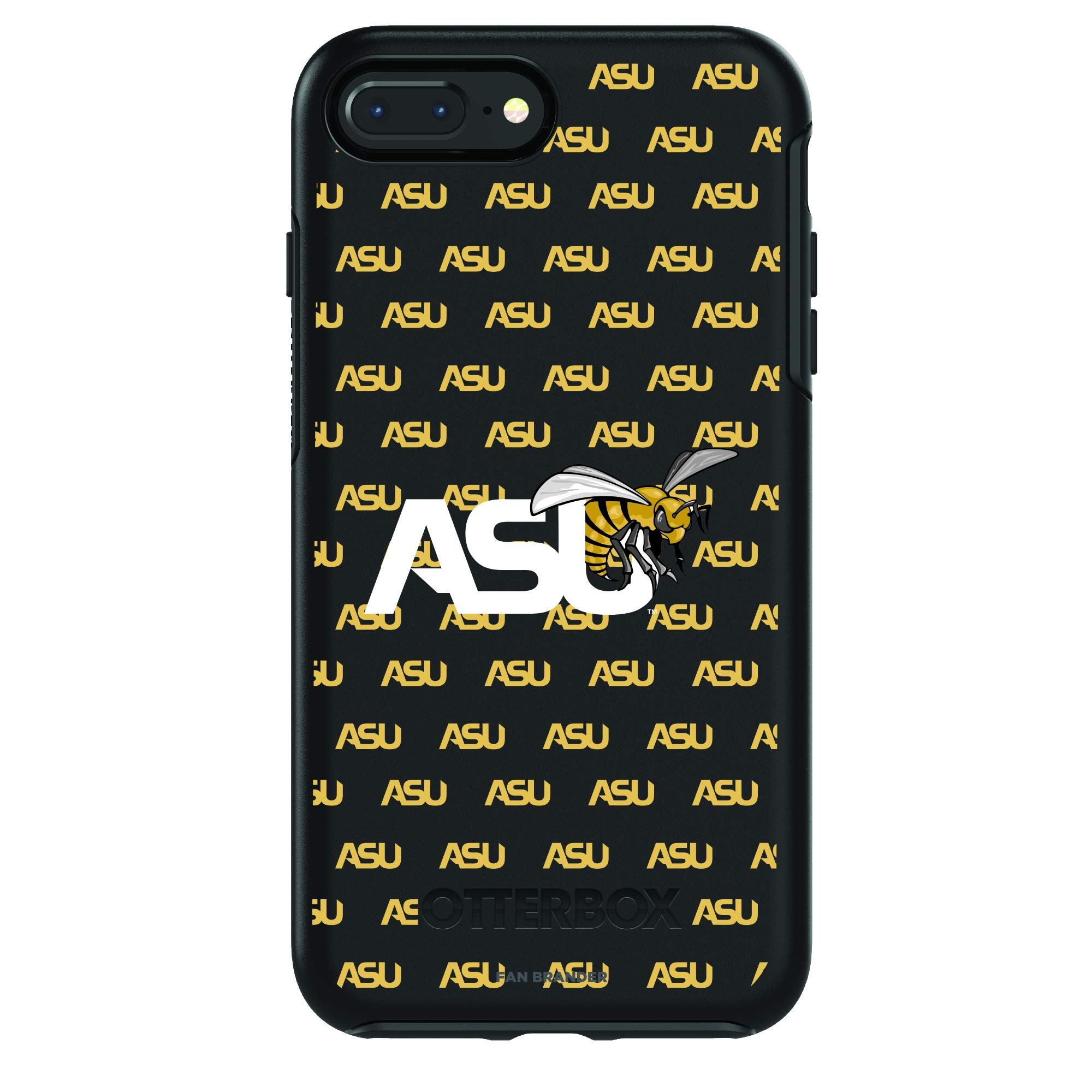 NCAA OtterBox Symmetry iPhone Case - Repeating Wordmark Design for Sports Fans