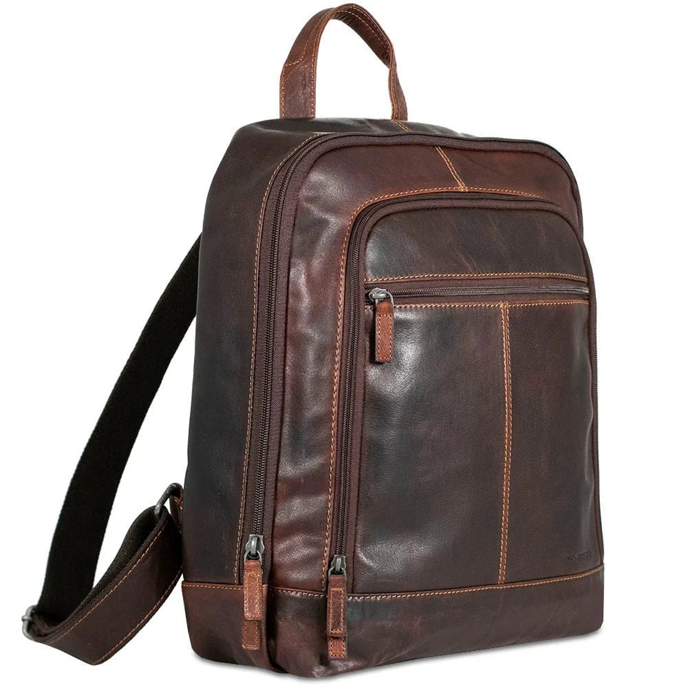 Jack Georges Voyager Professional Laptop Backpack for Men & Women - Durable Water-Resistant Travel & Business Backpack with USB Charging Port - Perfect for Work, Commute & Outdoor Adventures