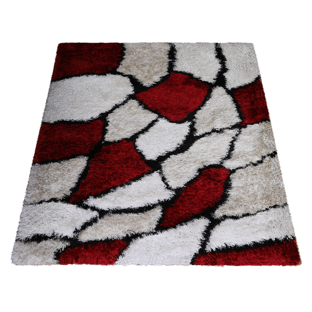 Hand Tufted Wool Rug - Soft & Durable Non-Slip Area Rug for Living Room, Bedroom, Nursery - Traditional Floral Design Home Decor