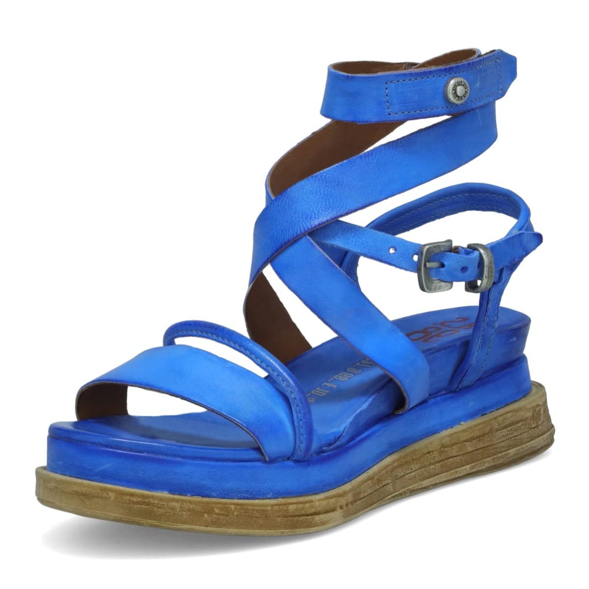 A.S.98 Labo - Women's Genuine Leather Gladiator Sandals - Comfortable & Stylish Roman Style Summer Sandals for Casual Wear, Beach, Vacation & Outdoor Activities