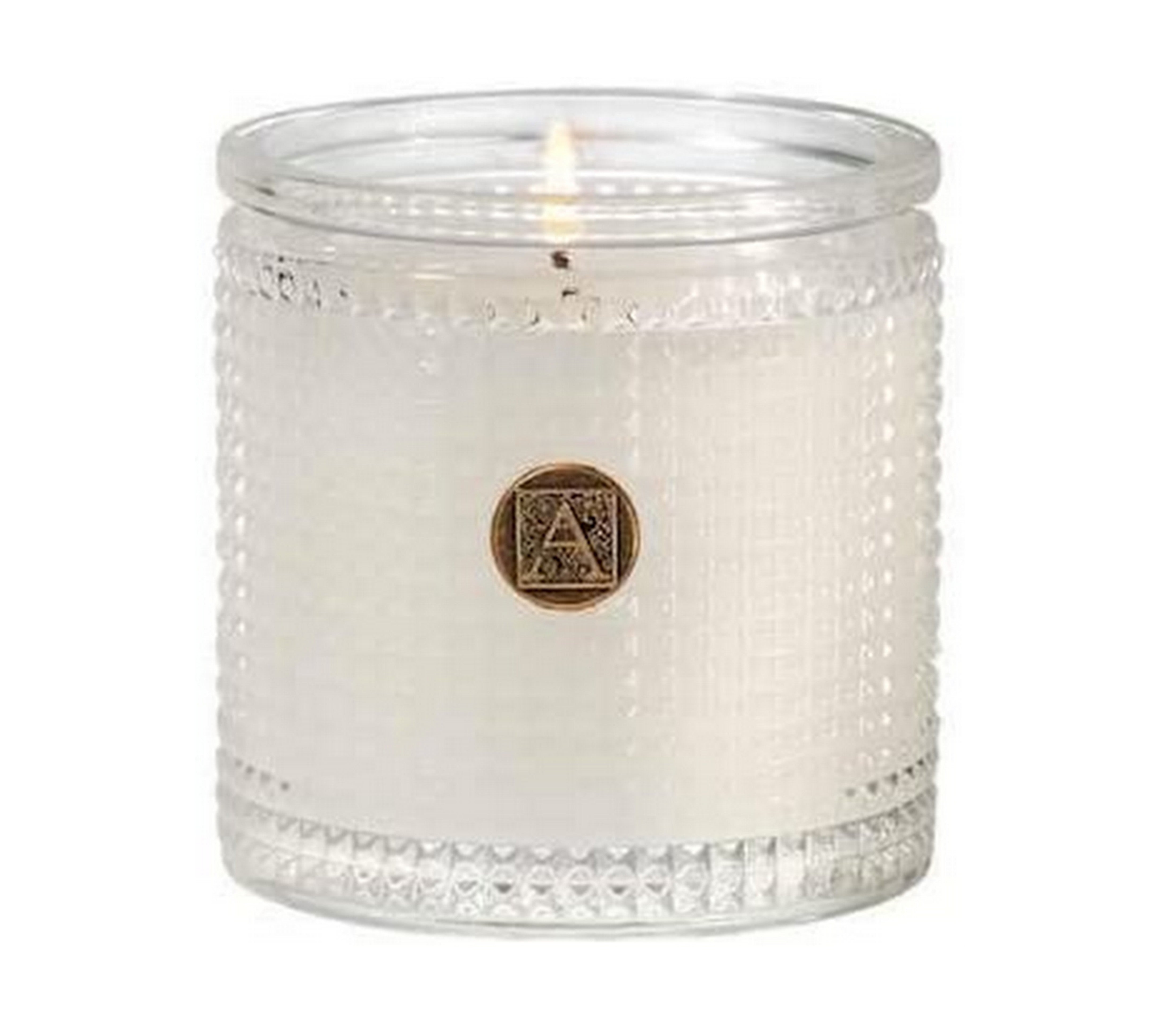 Aromatique Smell of Spring 5.5 oz Scented Candle in Textured Glass Jar - Perfect for Home Decor, Relaxation & Gift Giving