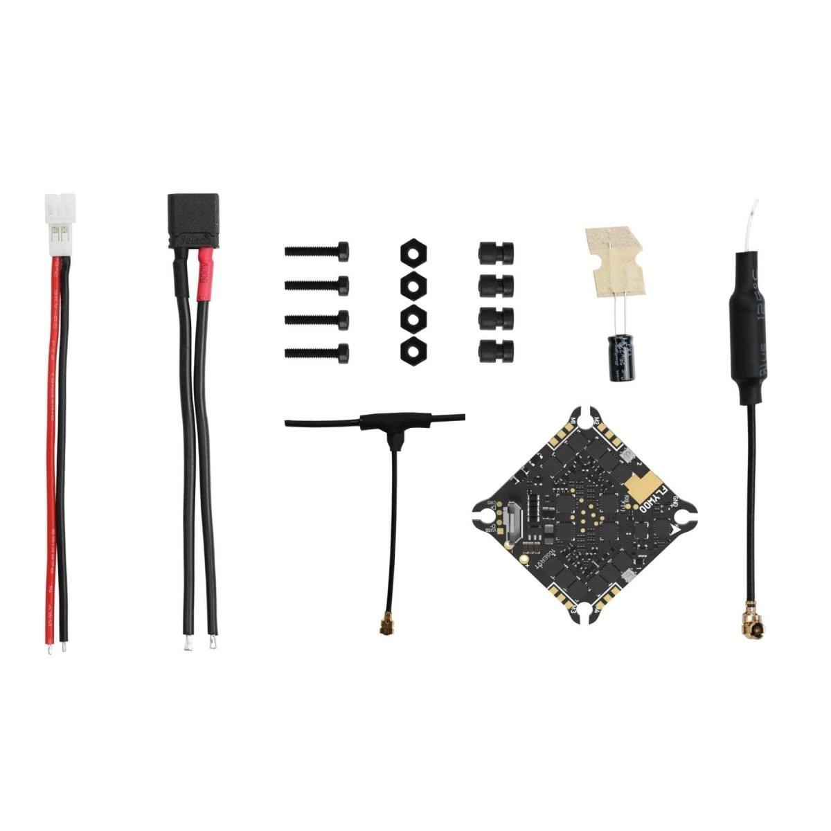 Flywoo GOKU F405 1-2S AIO Flight Controller with 12A 8Bit 4-in-1 ESC & 400mW VTX - ELRS 2.4GHz for Whoop and Toothpick Drones - Perfect for FPV Racing and Freestyle Flying