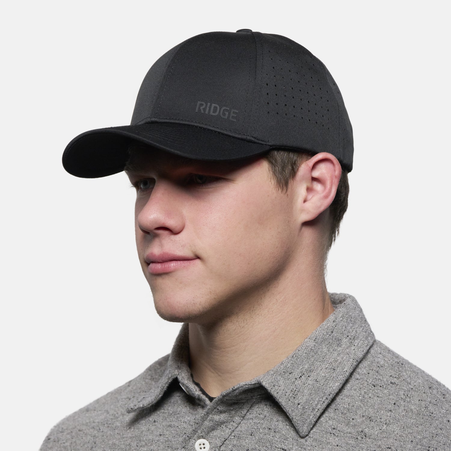 Ridge Apparel Everyday Snapback Hat - Royal Black Adjustable Baseball Cap for Men & Women - Perfect for Casual Wear, Sports & Outdoor Activities