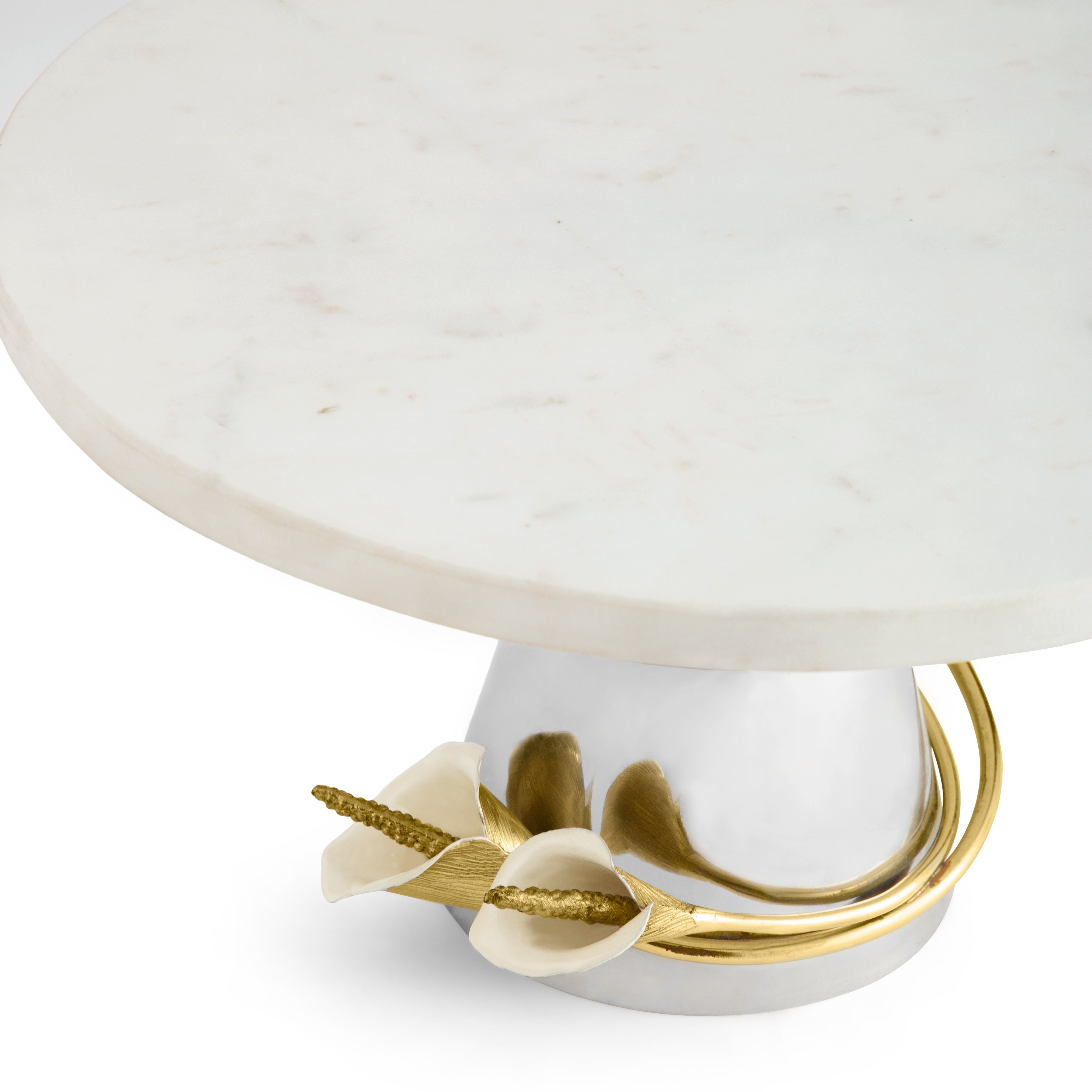 Elegant White Calla Lily Cake Stand for Weddings, Birthdays & Special Events - Perfect for Dessert Displays & Party Decorations