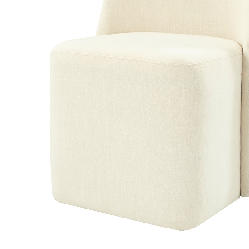 Yale Modern Curved Backrest Dining Chair - Adjustable & Versatile for Kitchen, Dining Room, Office (Set of 2, 4 or 6) - Comfortable Seating for Home & Restaurant Use