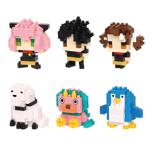 Nanoblock Spy x Family Mininano Vol.2 NBMC 55S - Anime Building Blocks for Collectors & Model Enthusiasts - Perfect for Home Decor, Office Display & Gift Giving