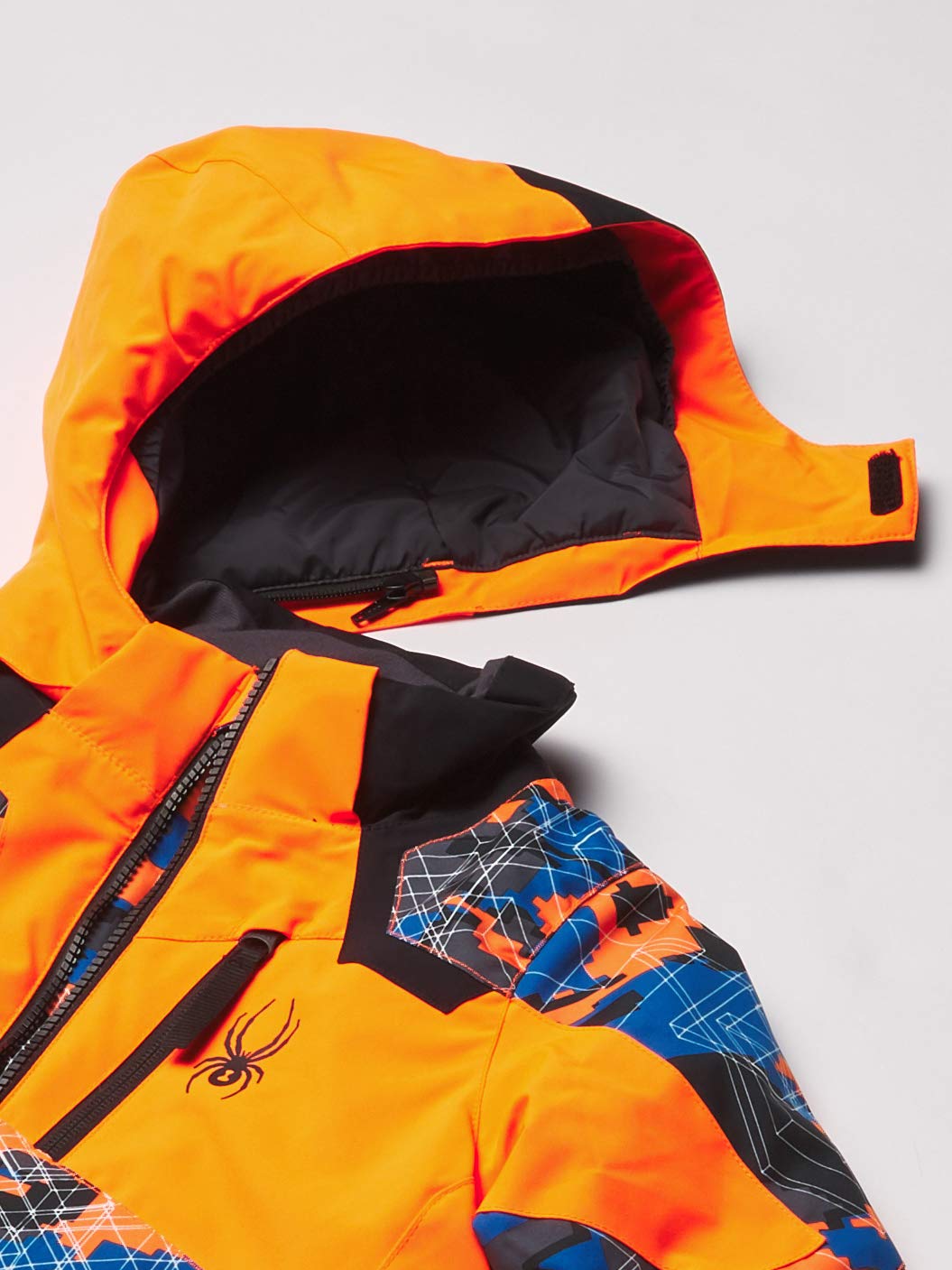 Spyder Boys Mini Leader Jacket - Camo Maze Print Waterproof Snow Jacket for Toddler & Little Kids (Ages 5-7) - Winter Outdoor Skiing & Snowboarding Coat