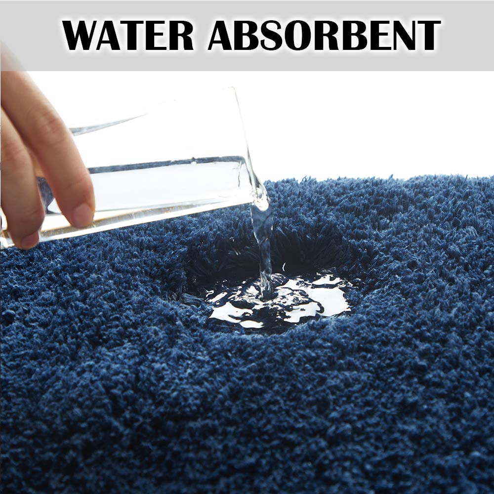 Suchtale Non-Slip Bath Rug - Super Absorbent Soft Microfiber Shaggy Bath Mat (20