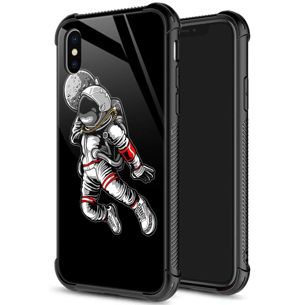 Premium Military-Grade Shockproof iPhone XR Case with All-Around Protection | Anti-Scratch Phone Cover for iPhone XR - Astronaut Dunk Design | Perfect for Outdoor Adventures, Travel & Daily Use