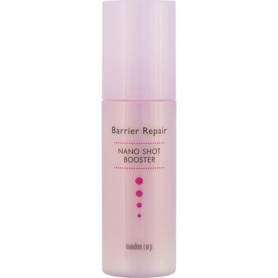 Mandom Barrier Repair Nano Shot Booster Milky Serum 75ml - Hydrating Facial Serum for Dry Skin, Deep Moisturizing & Skin Barrier Repair - Perfect for Night Routine & Skincare Regimen