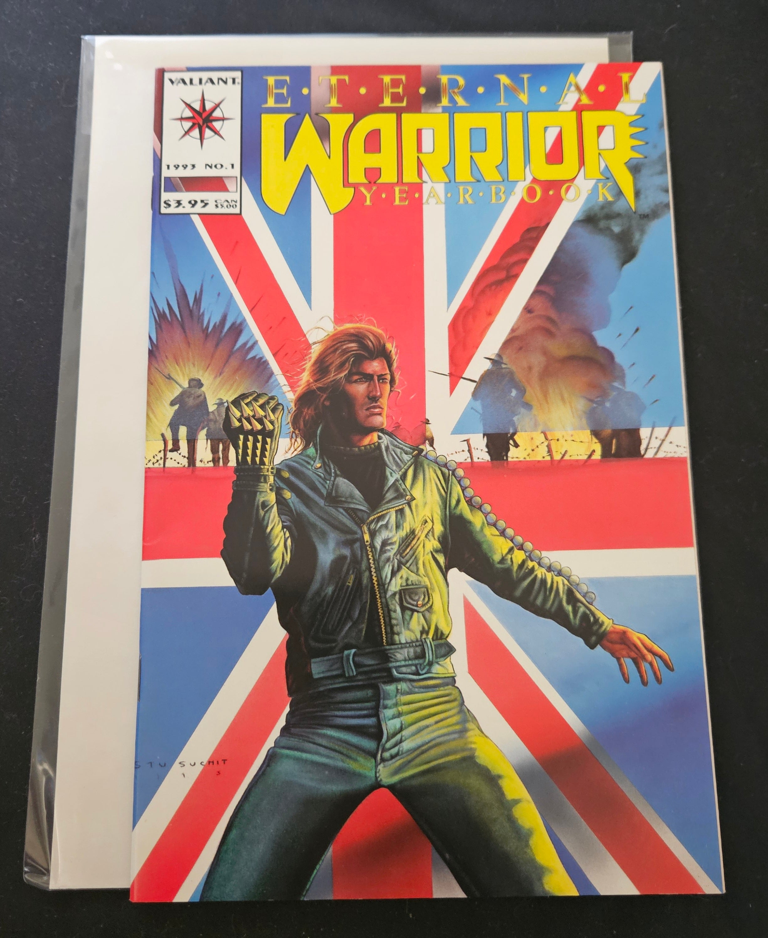 Valiant Comic Book Eternal Warrior #1 (1993) - First Issue in Near Mint (NM) Condition | Rare Collectible for Comic Enthusiasts & Investors | Perfect for Display, Gifts, or Investment Portfolios