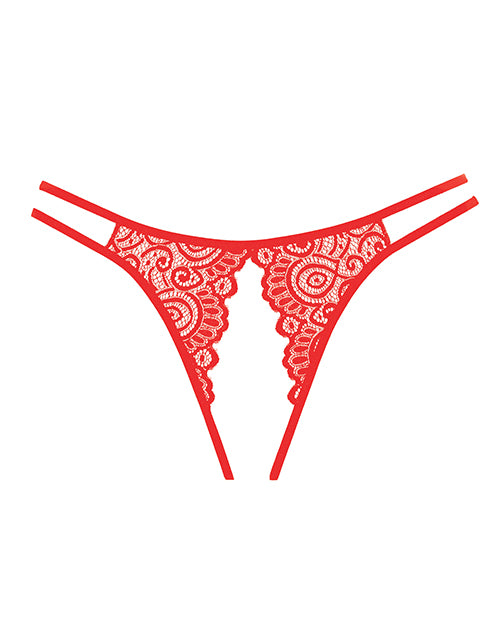 Adore Lovestruck Women's Red Lace Panty - Sexy Underwear for Valentine's Day & Romantic Nights - Plus Size Available