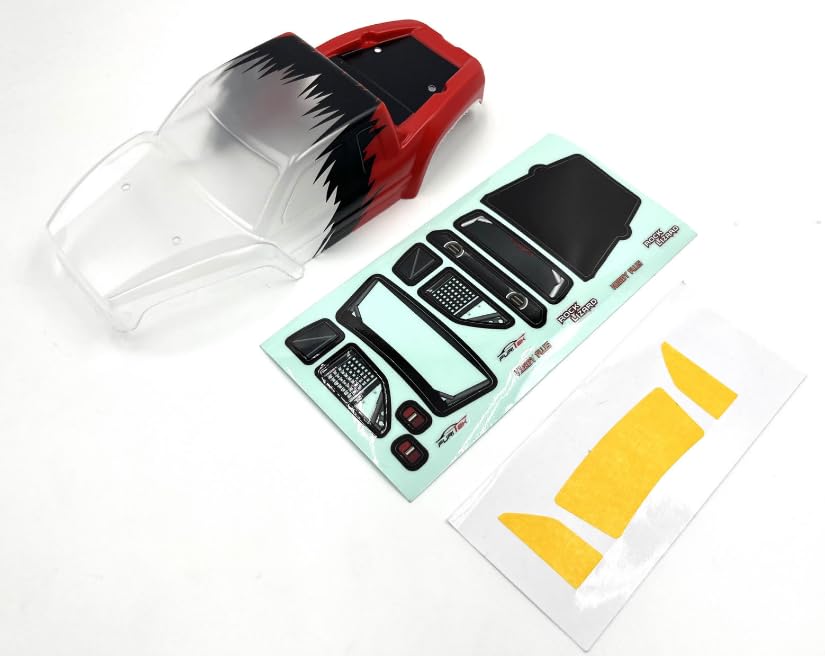 HobbyPlus EVO/EVO PRO 1/18 Scale RC Crawler Body Shells - Upgrade Parts for Remote Control Cars & Off-Road RC Vehicles | Perfect for Crawling, Trail Adventures & RC Hobby Enthusiasts (HELIDIRECT) (EVO/EVO PRO Lizard LCG Semi Printed Body)