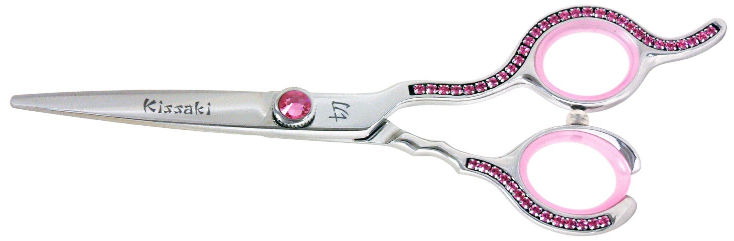 Professional Kissaki 5.5 Inch Hair Scissors - Premium Kengyo Hair Cutting Shears for Salon & Home Use | Sharp Stainless Steel Hairdressing Scissors for Stylists, Barbers & DIY Haircuts