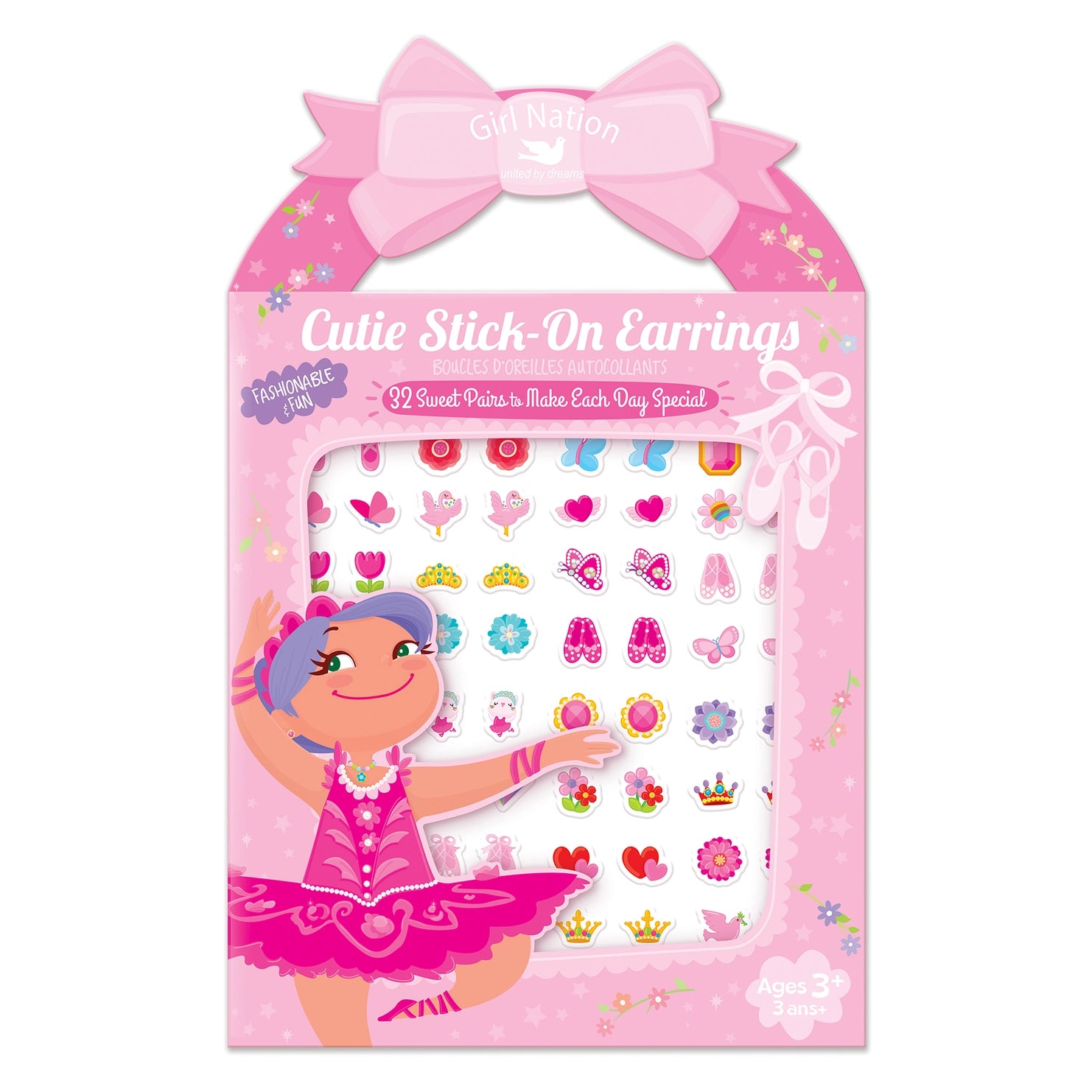 Cutie Stick On Earrings - Adhesive Non-Piercing Ear Jewelry for Women & Girls | Perfect for Parties, Weddings & Everyday Wear