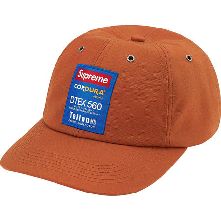 Supreme Cordura 6-Panel Teflon-Coated Rust Cap - Durable Streetwear Hat for Urban Fashion & Outdoor Adventures