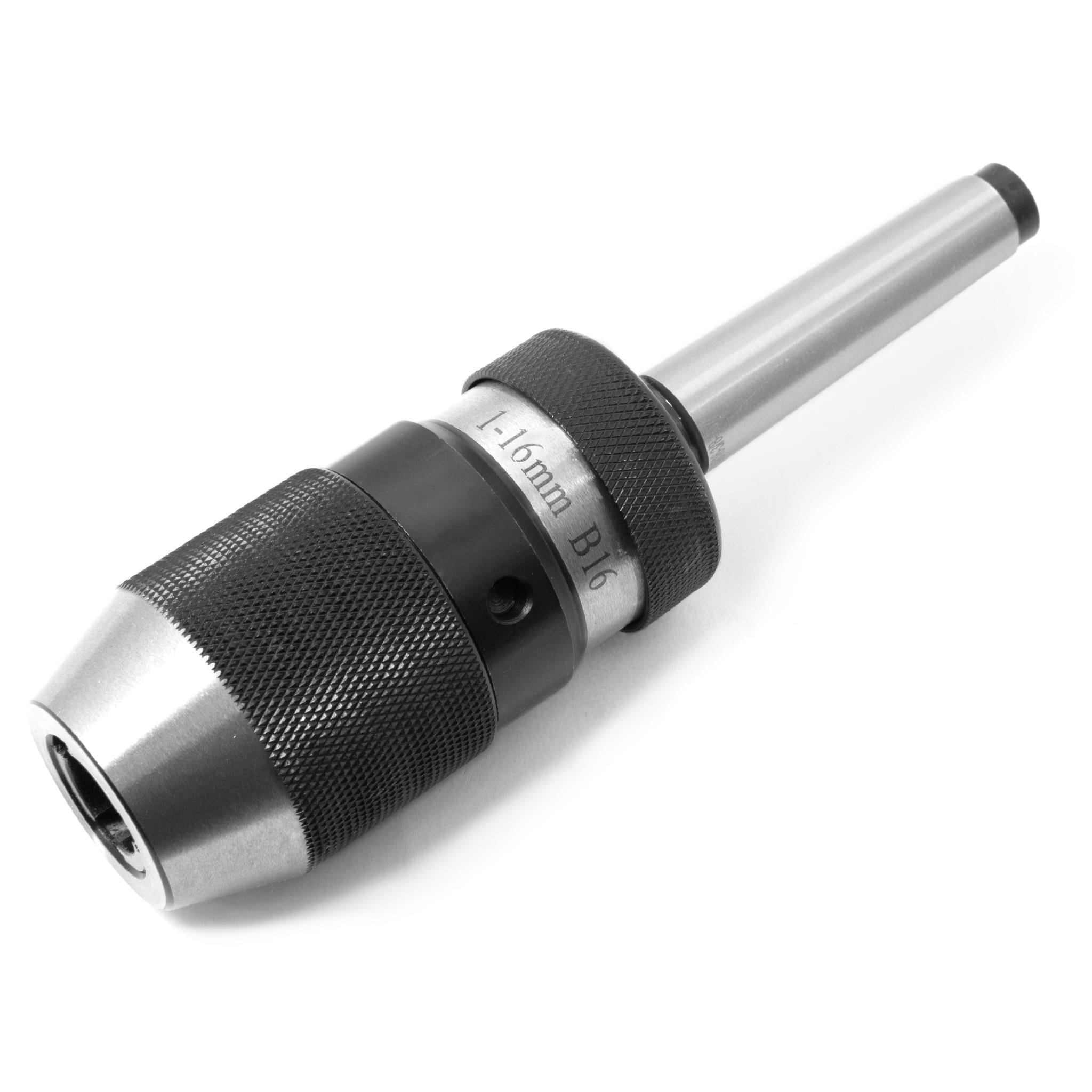 WEN LA162L 5/8 Inch Keyless Drill Chuck with MT2 Arbor Taper - High Precision Power Tool Accessory for Drilling, Milling & Woodworking Projects
