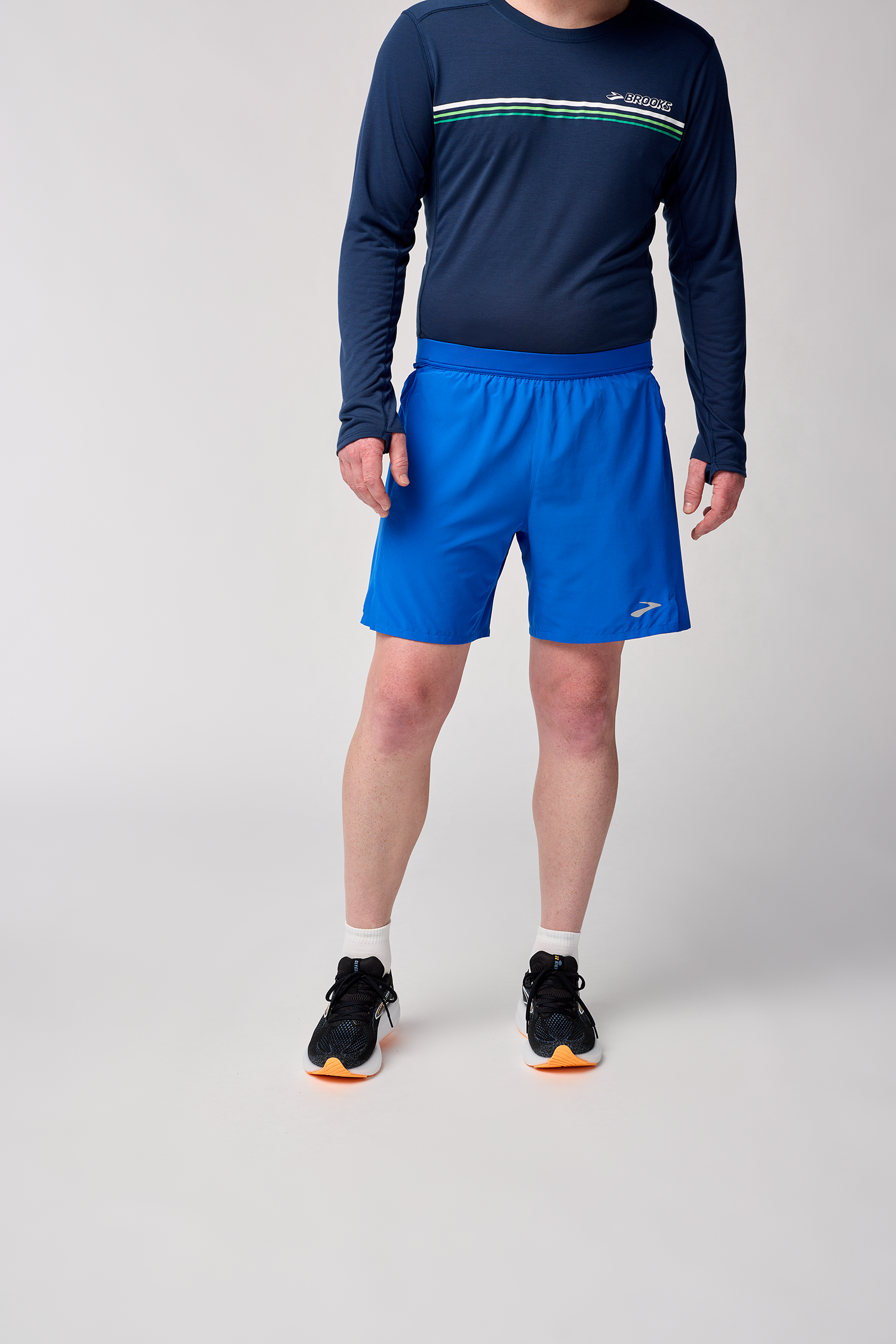 Men's Journey 7 Shorts - Neo Blue (Size 448) | Comfortable Athletic Shorts for Running, Gym & Casual Wear