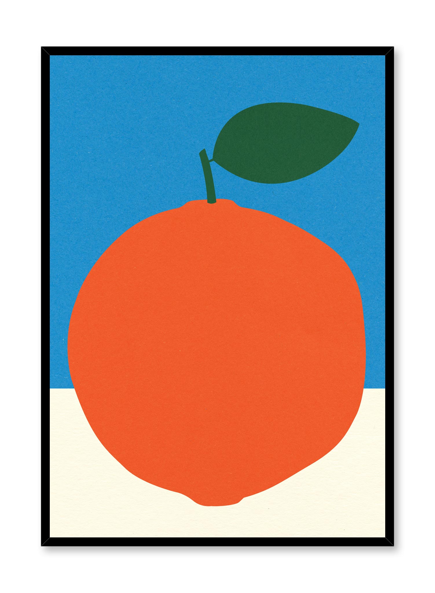 Vibrant Orange Poster - Premium Quality Wall Art for Home & Office Decor - Perfect for Living Room, Bedroom, or Workspace