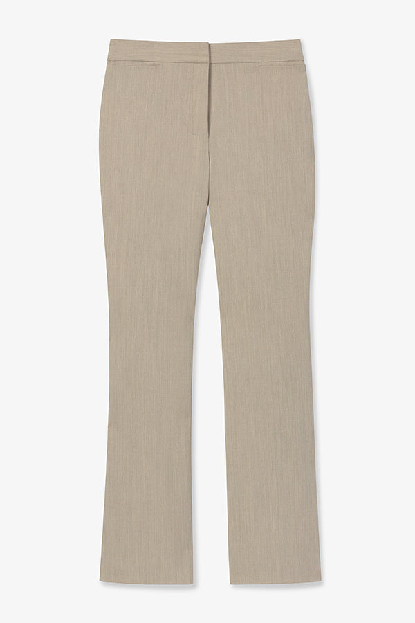 Horton Pant - Washable Wool Twill Pants for Men & Women | Natural Melange Color | Comfortable Office Wear & Casual Outfits