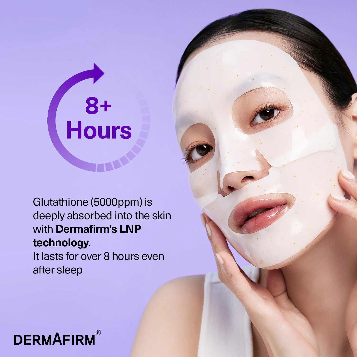 DERMAFIRM Soothing Repair Toning Gel Mask R4 (4 Sheets) - Hydrating & Calming Facial Sheet Mask for Sensitive Skin - Perfect for Post-Sun Care & Daily Skincare Routine