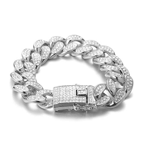 20mm Platinum Plated Bracelet