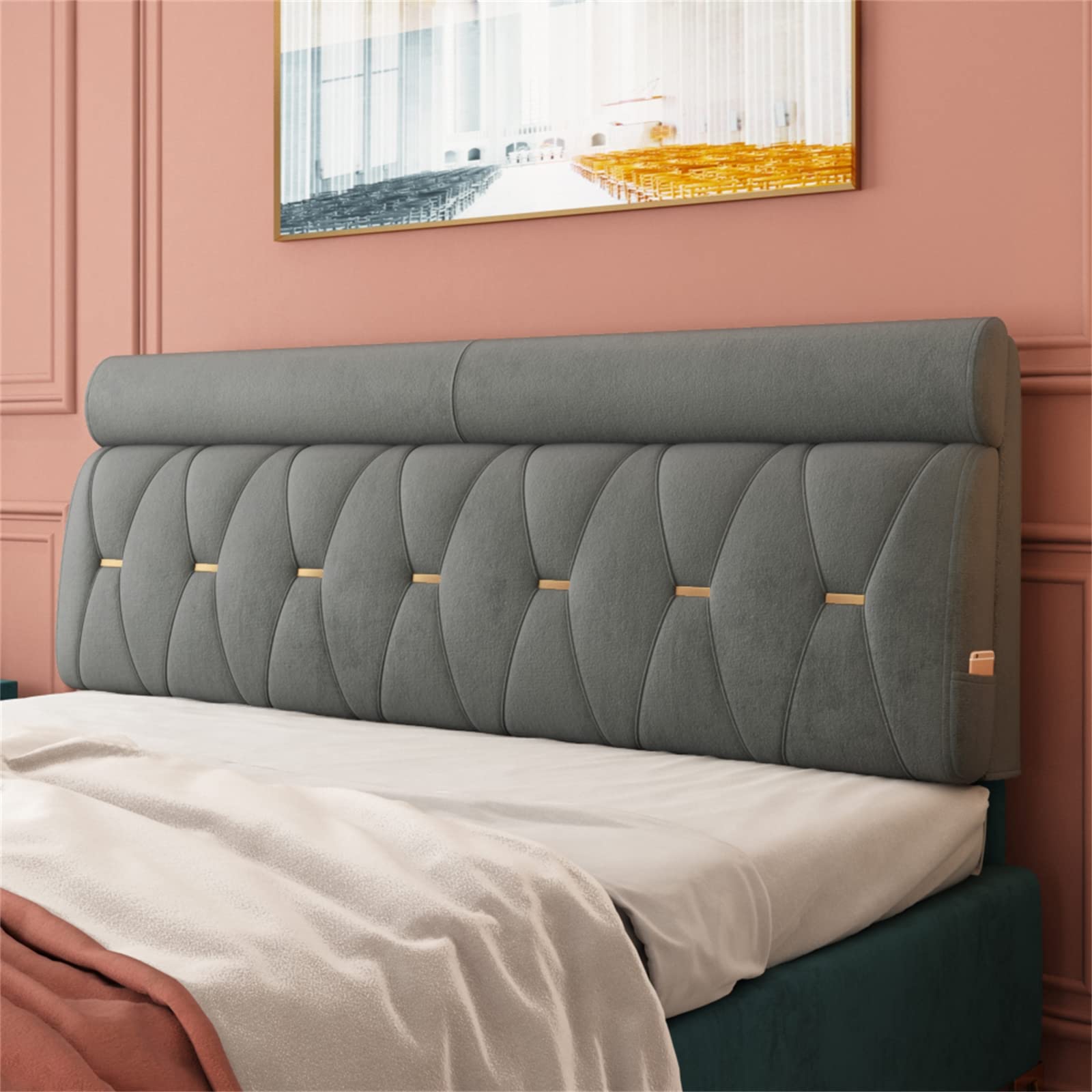 Ergonomic Headboard Cushion Wedge - 59