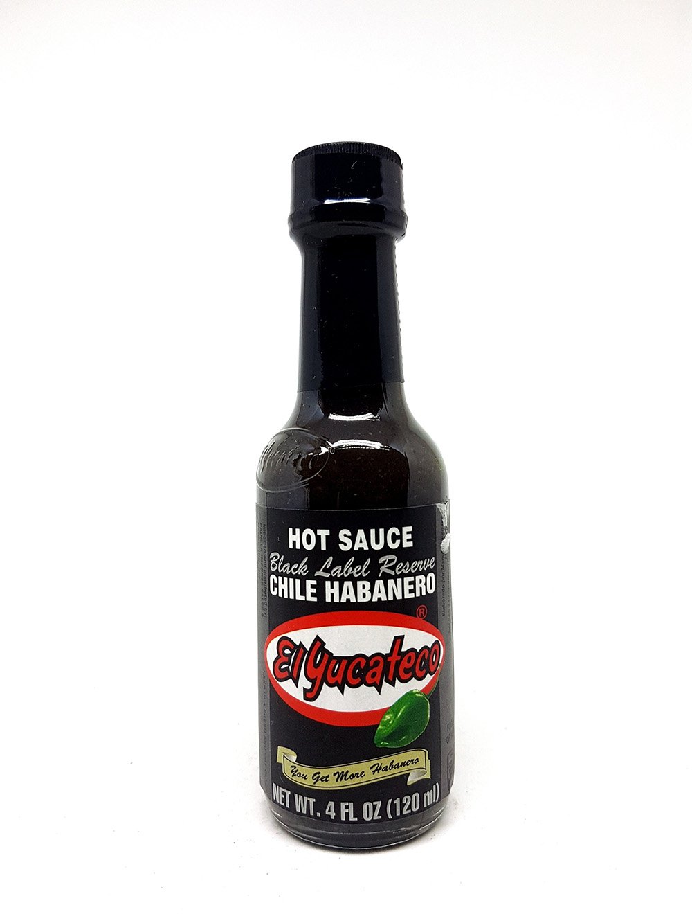 El Yucateco Black Label Reserve Chile Habanero Hot Sauce - 3 Pack | Premium Spicy Mexican Hot Sauce for Tacos, Wings & Grilling | Authentic Yucatan Flavor
