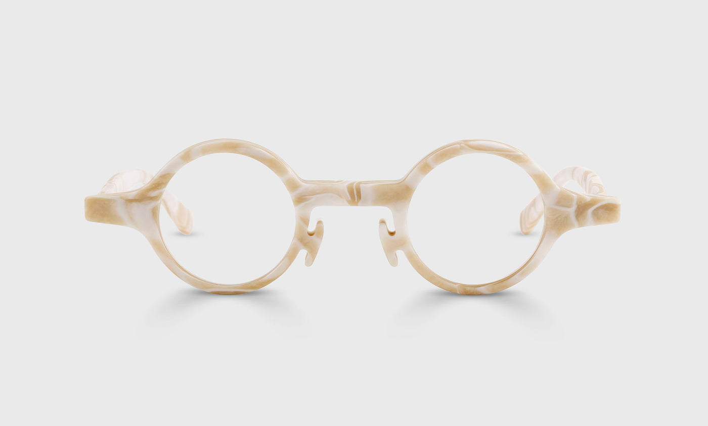 Wackadoodledoo Color 87 White Marble Acetate Glasses - Stylish & Lightweight Eyewear for Women & Men | Perfect for Reading, Driving & Fashion Accessories
