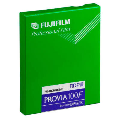 Fujichrome Provia 100F 4x5 Color Transparency Film (20 Sheets) - Professional Slide Film for Landscape, Architecture & Studio Photography