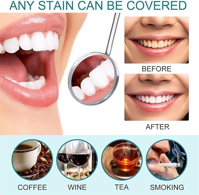 Instant Teeth Whitening Paint - Enamel Safe Whitening Gel & Polish for Brighter Smile | At-Home Teeth Whitening Solution for Daily Use & Special Occasions (1 Pack)