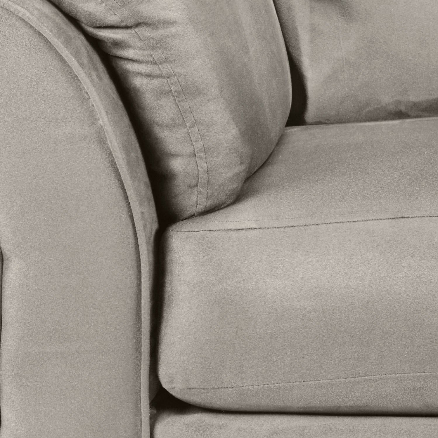 Collier Loveseat Light Grey - Modern Small Sofa for Living Room, Apartment & Office | Comfortable Two-Seater Couch with Soft Fabric