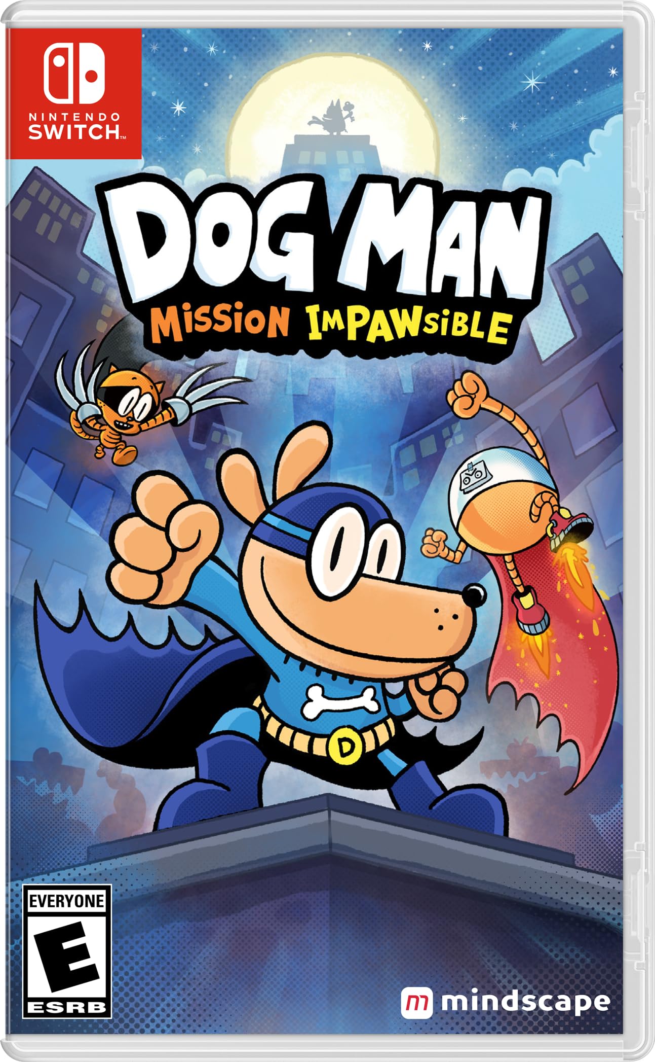 DOG MAN: Mission Impawsible - Nintendo Switch Game | Action-Adventure for Kids & Families | Perfect for Home Entertainment & Travel Gaming
