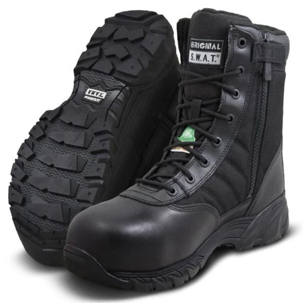 Original SWAT Classic 227201 WP SZ Safety Men's 9 Composite Toe Work Boot - Waterproof Steel Toe Construction for Construction Workers & Industrial Safety