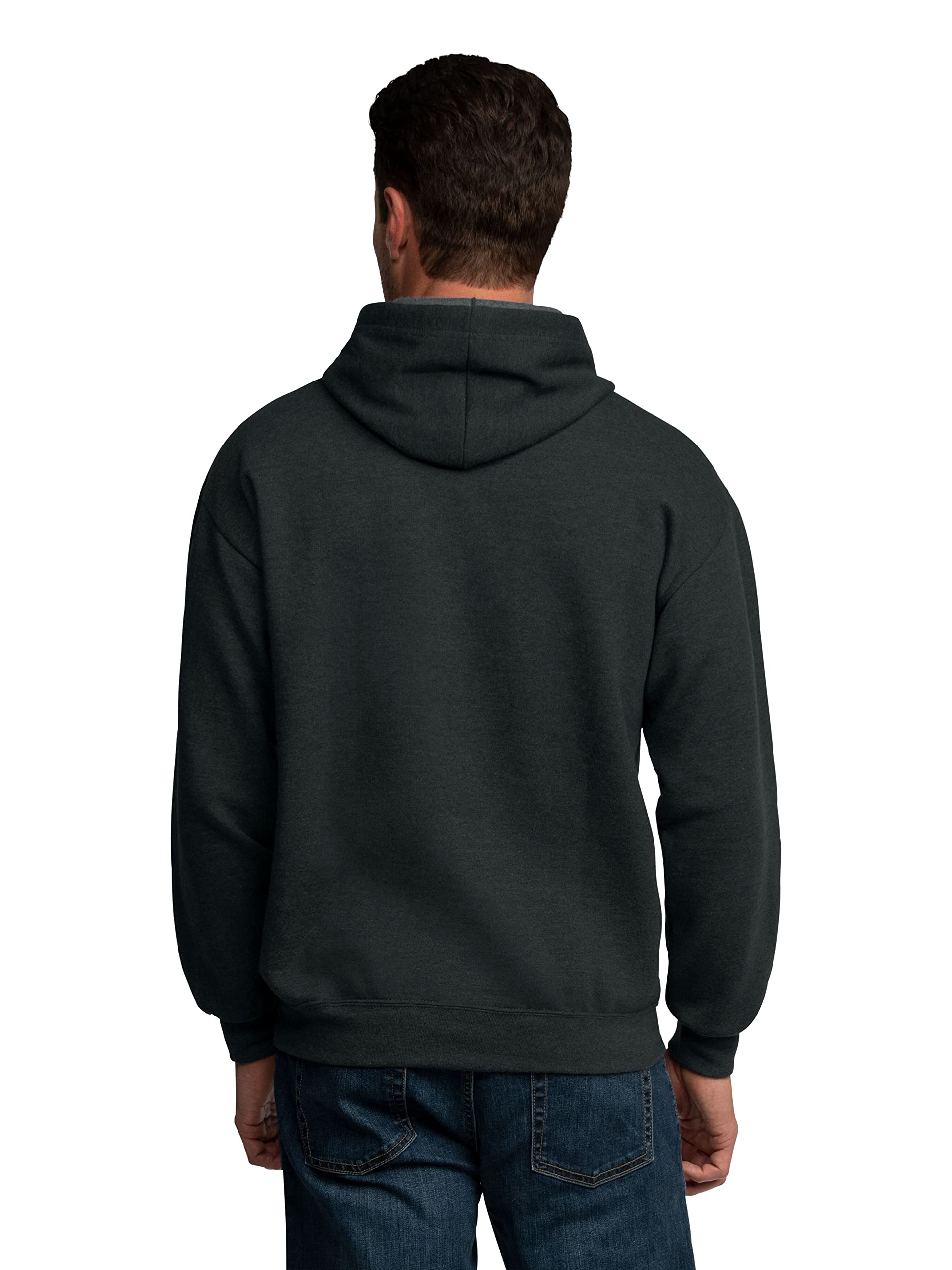 Fruit of the Loom Men's Eversoft Fleece Hoodies - Moisture Wicking & Breathable Pullover Hooded Sweatshirt for Casual Wear, Gym & Outdoor Activities