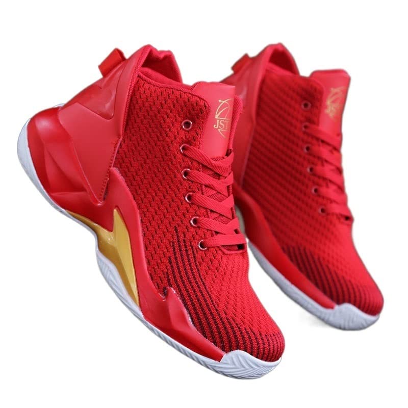 XADITON Men's High-Top Basketball Shoes - Non-Slip, Wear-Resistant Gym Sneakers with Cushioning & Breathable Design for Sports & Training | Perfect for Indoor Courts, Outdoor Play & Casual Wear