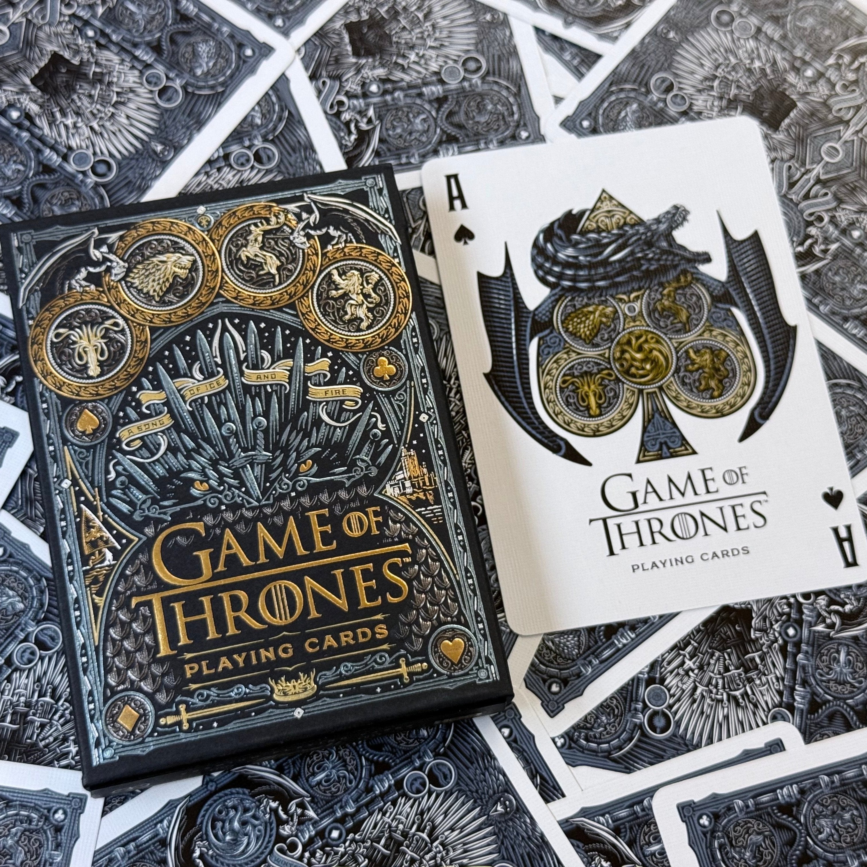 Premium GOT Playing Cards - Official Game of Thrones Themed Deck for Collectors & Fans | Perfect for Game Nights, Gifts, and Themed Parties