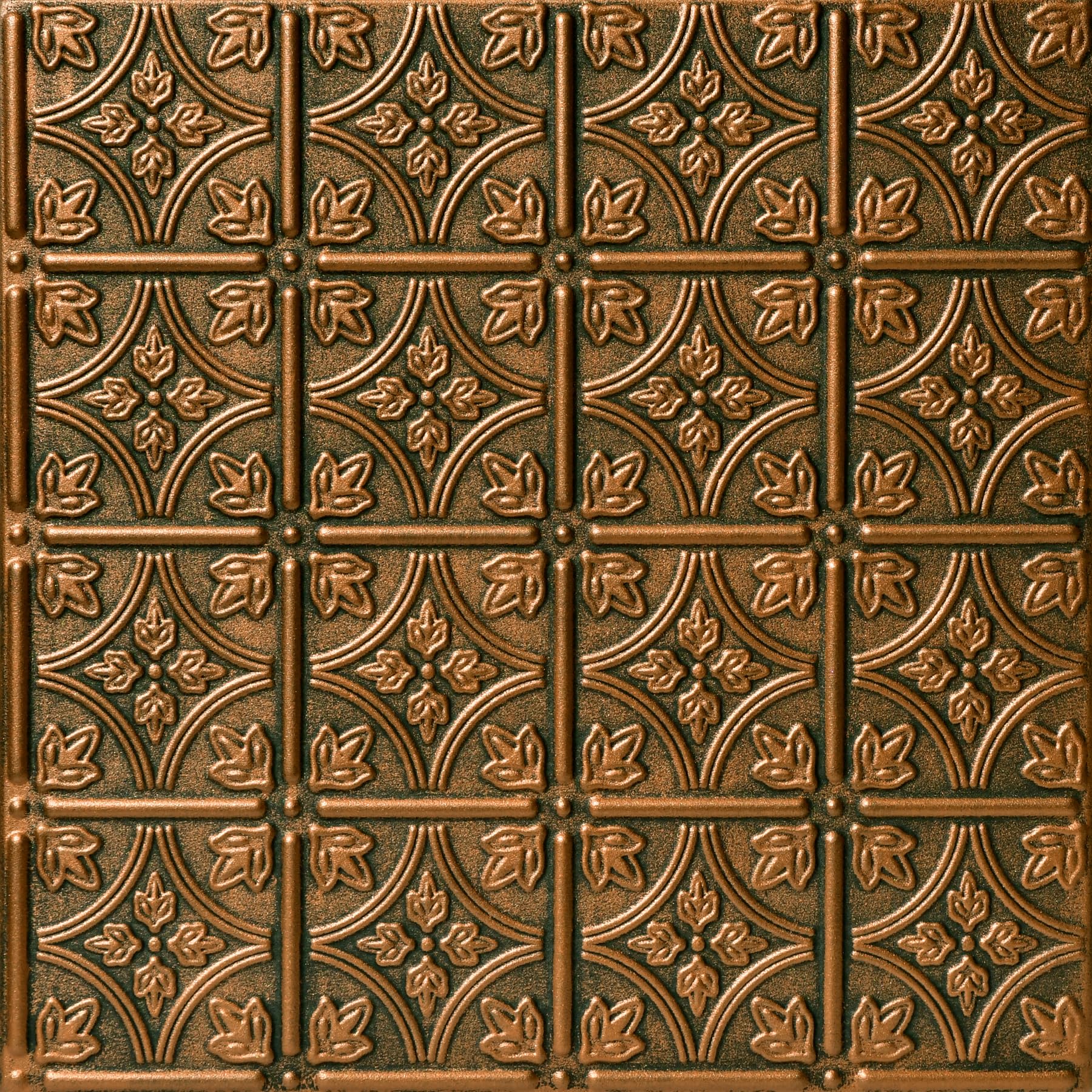 Emma's Flowers Foam Glue-up Ceiling Tile - Antique Bronze (259.2 sq. ft./Case, Pack of 96) | Easy DIY Home Decor for Bedroom, Living Room & Office | A La Maison Ceilings R125